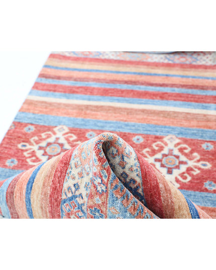 Khurjeen 2' 6" X 6' 8" Hand Knotted Wool Rug 2' 6" X 6' 8" (76 X 203) / Multi / Wool