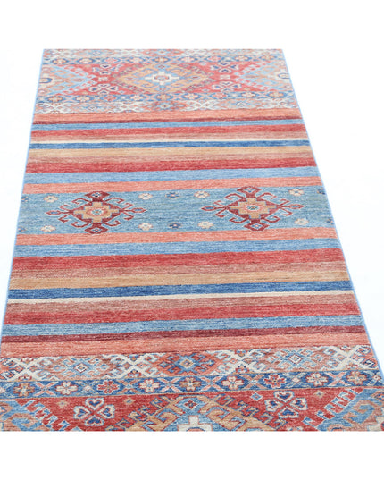 Khurjeen 2' 6" X 6' 5" Hand Knotted Wool Rug 2' 6" X 6' 5" (76 X 196) / Multi / Wool