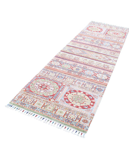 Khurjeen 3' 0" X 9' 8" Hand Knotted Wool Rug 3' 0" X 9' 8" (91 X 295) / Multi / Wool