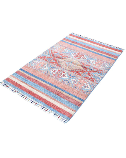 Khurjeen 3' 1" X 5' 0" Hand Knotted Wool Rug 3' 1" X 5' 0" (94 X 152) / Multi / Wool