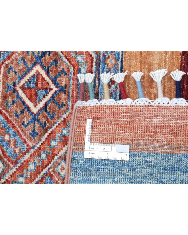 Khurjeen 3' 0" X 4' 10" Hand Knotted Wool Rug 3' 0" X 4' 10" (91 X 147) / Multi / Wool