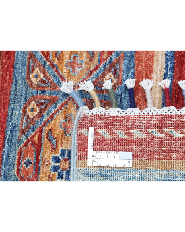 Khurjeen 2' 11" X 4' 8" Hand Knotted Wool Rug 2' 11" X 4' 8" (89 X 142) / Multi / Wool