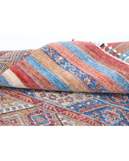 Khurjeen 3' 0" X 4' 10" Hand Knotted Wool Rug 3' 0" X 4' 10" (91 X 147) / Multi / Wool