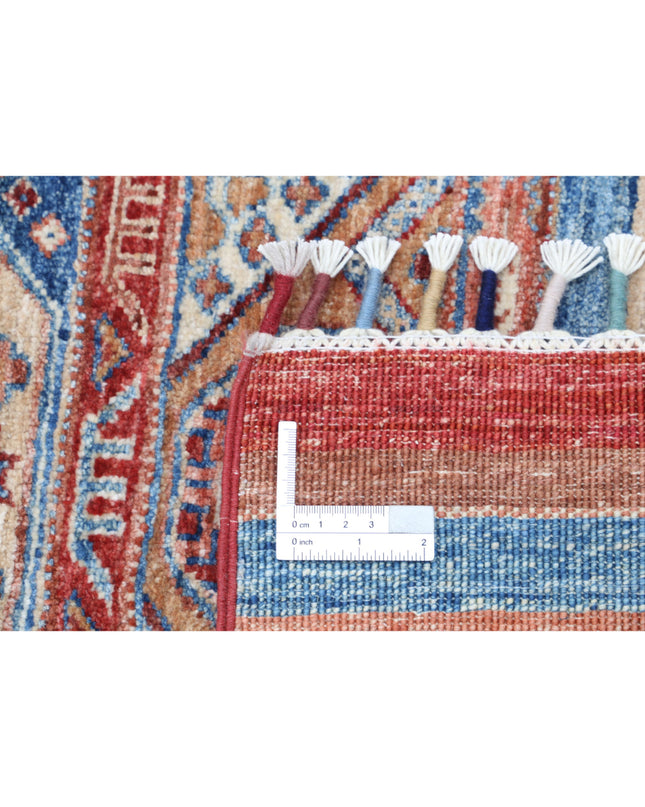 Khurjeen 3' 0" X 4' 10" Hand Knotted Wool Rug 3' 0" X 4' 10" (91 X 147) / Multi / Wool