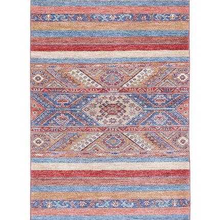 Khurjeen 3' 0" X 4' 10" Hand Knotted Wool Rug 3' 0" X 4' 10" (91 X 147) / Multi / Wool