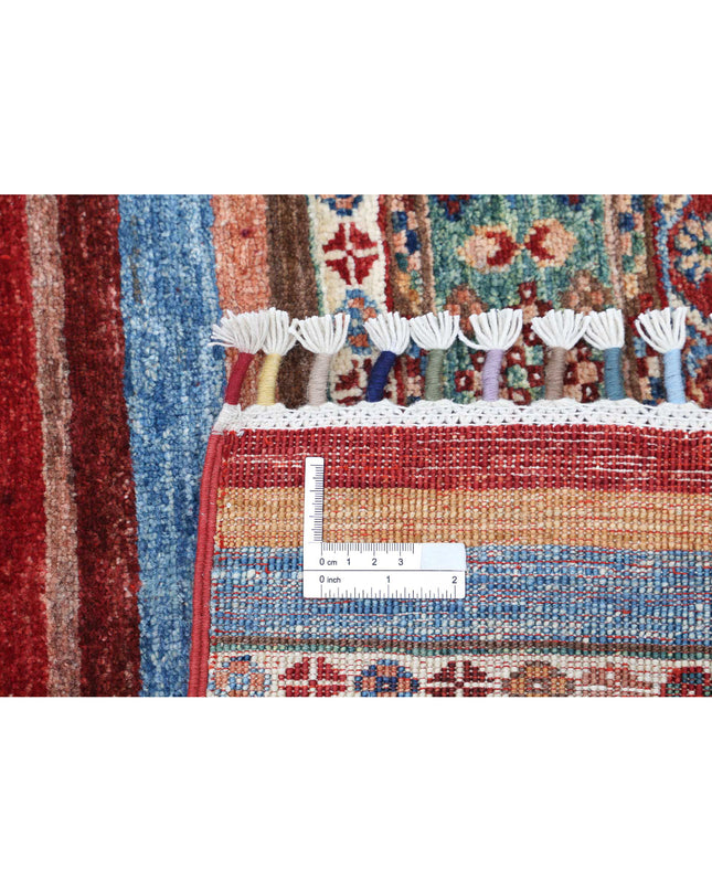 Khurjeen 4' 0" X 6' 0" Hand Knotted Wool Rug 4' 0" X 6' 0" (122 X 183) / Multi / Wool