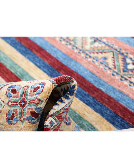 Khurjeen 4' 9" X 6' 6" Hand Knotted Wool Rug 4' 9" X 6' 6" (145 X 198) / Multi / Wool