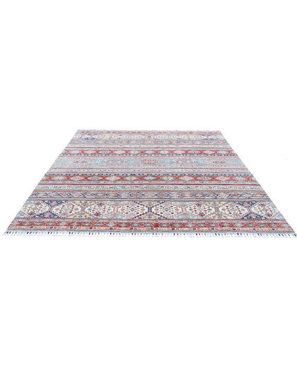 Khurjeen 7' 10" X 8' 10" Hand Knotted Wool Rug 7' 10" X 8' 10" (239 X 269) / Multi / Wool
