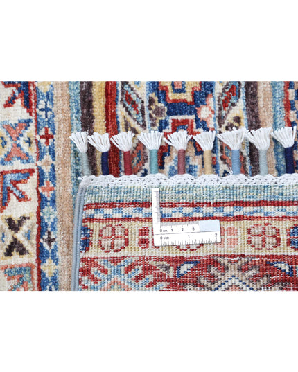 Khurjeen 7' 10" X 8' 10" Hand Knotted Wool Rug 7' 10" X 8' 10" (239 X 269) / Multi / Wool