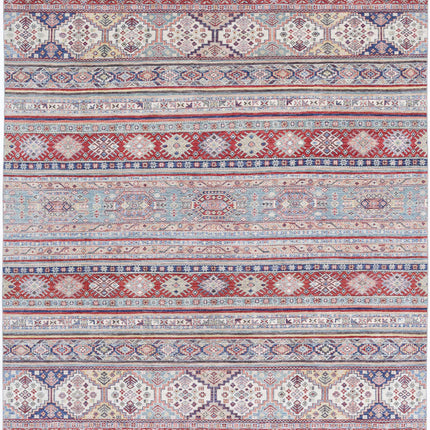 Khurjeen 7' 10" X 8' 10" Hand Knotted Wool Rug 7' 10" X 8' 10" (239 X 269) / Multi / Wool