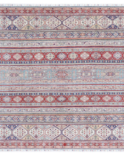 Khurjeen 7' 10" X 8' 10" Hand Knotted Wool Rug 7' 10" X 8' 10" (239 X 269) / Multi / Wool