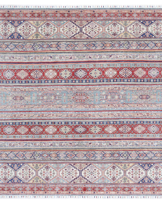 Khurjeen 7' 10" X 8' 10" Hand Knotted Wool Rug 7' 10" X 8' 10" (239 X 269) / Multi / Wool
