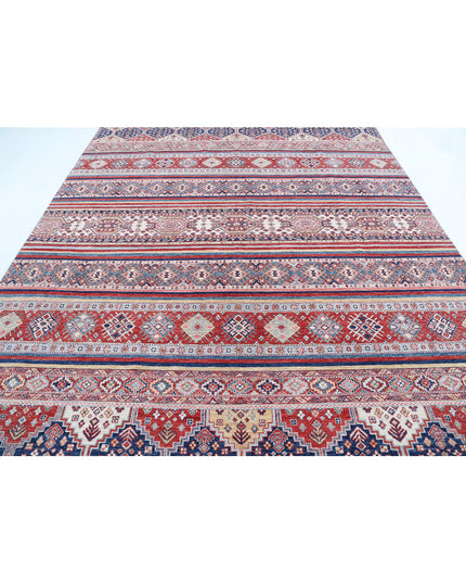 Khurjeen 8' 7" X 11' 11" Hand Knotted Wool Rug 8' 7" X 11' 11" (262 X 363) / Multi / Wool