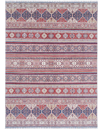 Khurjeen 8' 7" X 11' 11" Hand Knotted Wool Rug 8' 7" X 11' 11" (262 X 363) / Multi / Wool