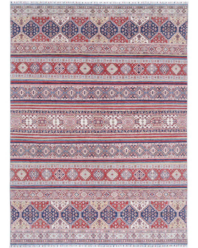 Khurjeen 8' 7" X 11' 11" Hand Knotted Wool Rug 8' 7" X 11' 11" (262 X 363) / Multi / Wool
