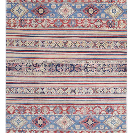 Khurjeen 8' 9" X 12' 2" Hand Knotted Wool Rug 8' 9" X 12' 2" (267 X 371) / Red / Wool