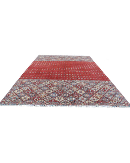 Khurjeen 9' 7" X 13' 6" Hand Knotted Wool Rug 9' 7" X 13' 6" (292 X 411) / Red / Wool
