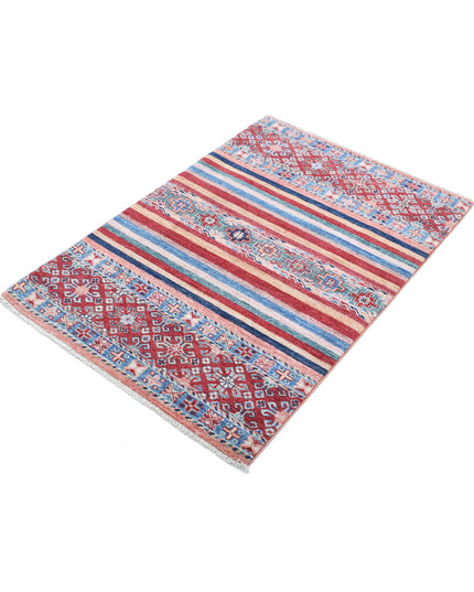 Khurjeen 2' 9" X 4' 1" Hand Knotted Wool Rug 2' 9" X 4' 1" (84 X 124) / Multi / Wool