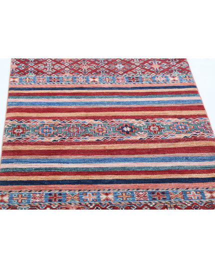 Khurjeen 2' 9" X 4' 1" Hand Knotted Wool Rug 2' 9" X 4' 1" (84 X 124) / Multi / Wool