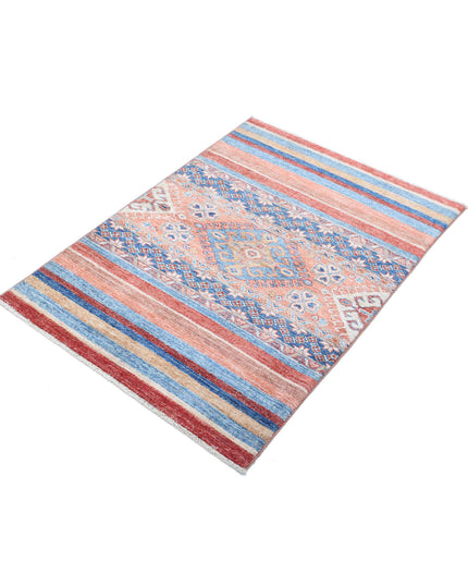 Khurjeen 2' 9" X 3' 9" Hand Knotted Wool Rug 2' 9" X 3' 9" (84 X 114) / Multi / Wool