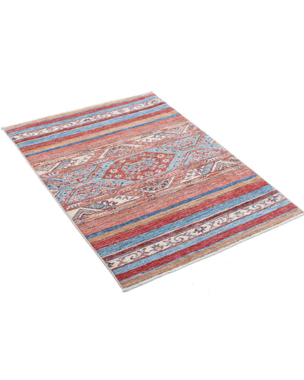 Khurjeen 2' 8" X 3' 8" Hand Knotted Wool Rug 2' 8" X 3' 8" (81 X 112) / Multi / Wool