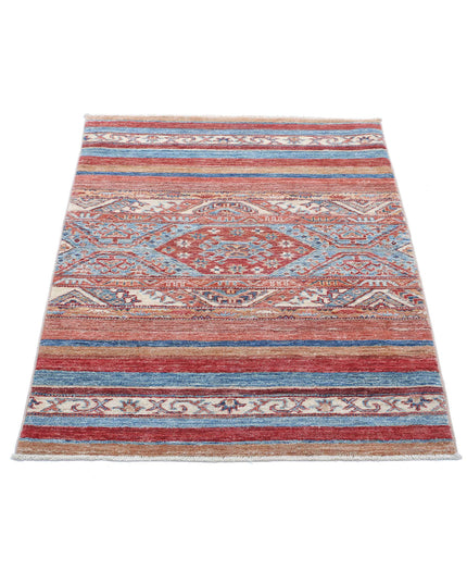 Khurjeen 2' 8" X 3' 8" Hand Knotted Wool Rug 2' 8" X 3' 8" (81 X 112) / Multi / Wool