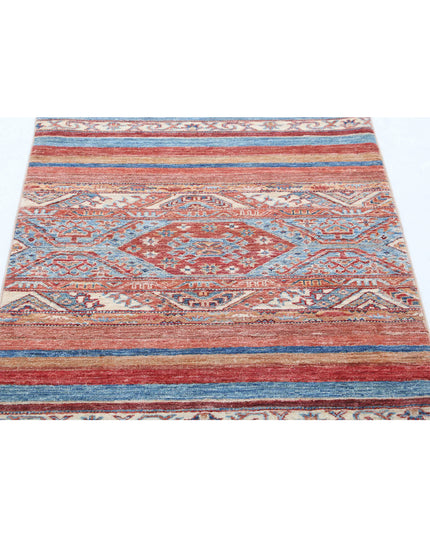 Khurjeen 2' 8" X 3' 8" Hand Knotted Wool Rug 2' 8" X 3' 8" (81 X 112) / Multi / Wool