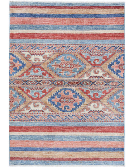 Khurjeen 2' 8" X 3' 10" Hand Knotted Wool Rug 2' 8" X 3' 10" (81 X 117) / Multi / Wool