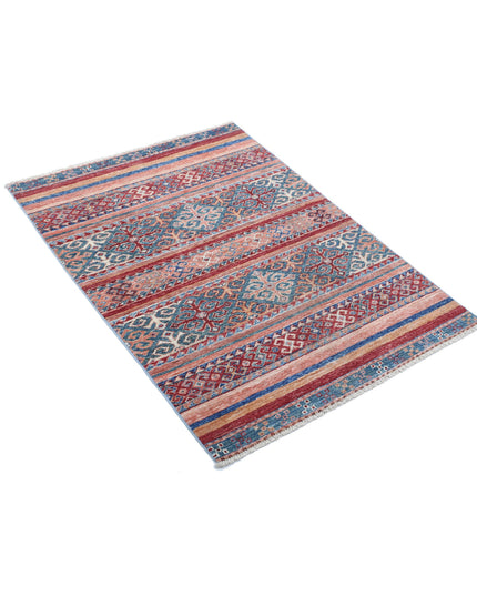 Khurjeen 2' 9" X 3' 10" Hand Knotted Wool Rug 2' 9" X 3' 10" (84 X 117) / Multi / Wool