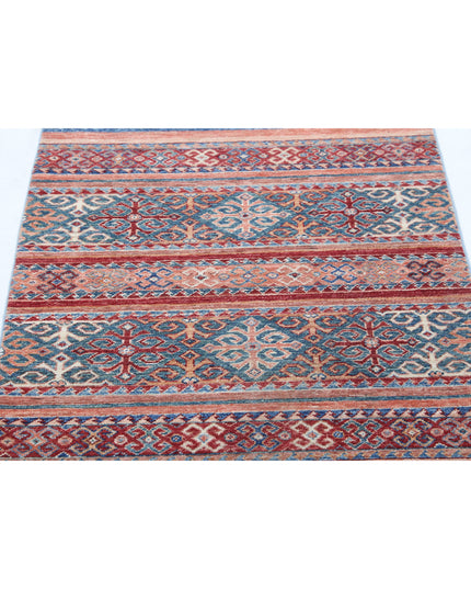 Khurjeen 2' 9" X 3' 10" Hand Knotted Wool Rug 2' 9" X 3' 10" (84 X 117) / Multi / Wool