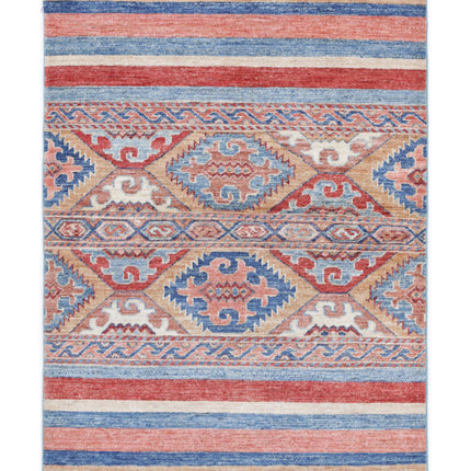 Khurjeen 2' 8" X 3' 10" Hand Knotted Wool Rug 2' 8" X 3' 10" (81 X 117) / Multi / Wool
