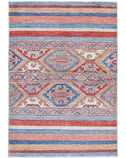 Khurjeen 2' 8" X 3' 10" Hand Knotted Wool Rug 2' 8" X 3' 10" (81 X 117) / Multi / Wool