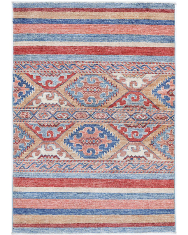 Khurjeen 2' 8" X 3' 10" Hand Knotted Wool Rug 2' 8" X 3' 10" (81 X 117) / Multi / Wool
