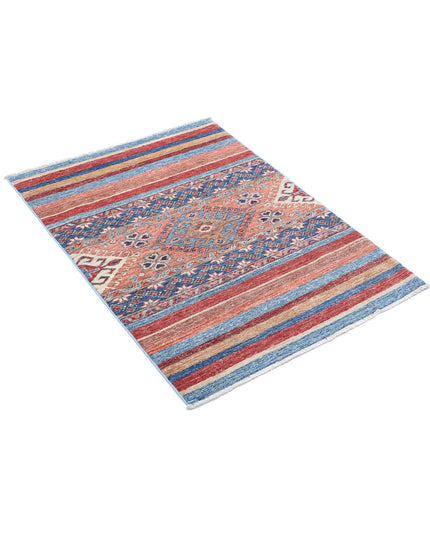 Khurjeen 2' 8" X 3' 8" Hand Knotted Wool Rug 2' 8" X 3' 8" (81 X 112) / Multi / Wool