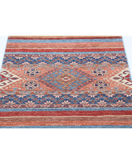 Khurjeen 2' 8" X 3' 8" Hand Knotted Wool Rug 2' 8" X 3' 8" (81 X 112) / Multi / Wool