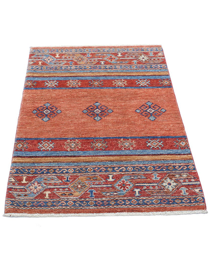 Khurjeen 2' 7" X 3' 11" Hand Knotted Wool Rug 2' 7" X 3' 11" (79 X 119) / Multi / Wool