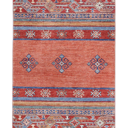 Khurjeen 2' 7" X 3' 11" Hand Knotted Wool Rug 2' 7" X 3' 11" (79 X 119) / Multi / Wool