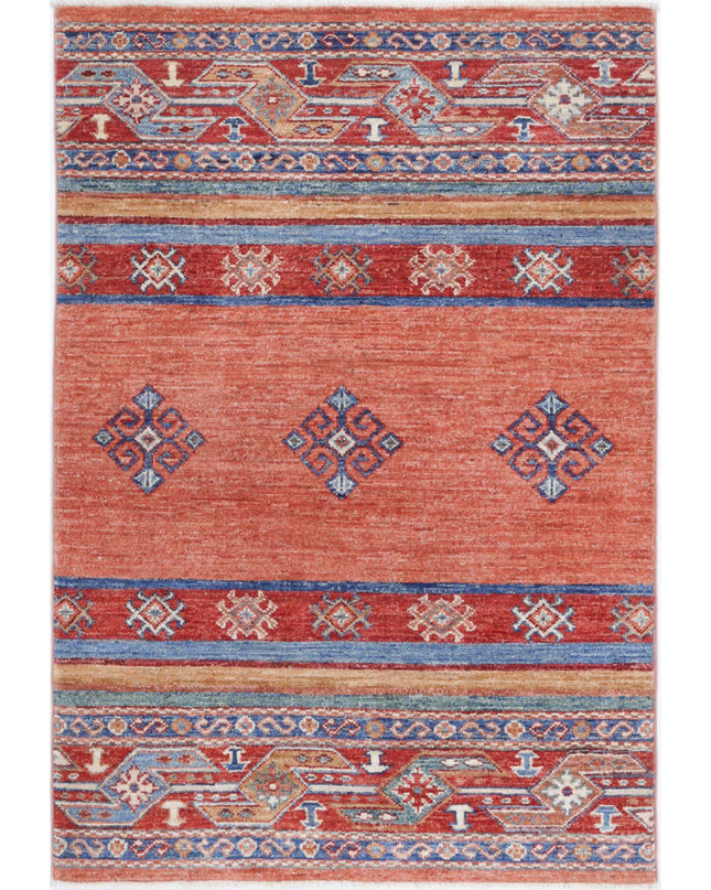 Khurjeen 2' 7" X 3' 11" Hand Knotted Wool Rug 2' 7" X 3' 11" (79 X 119) / Multi / Wool