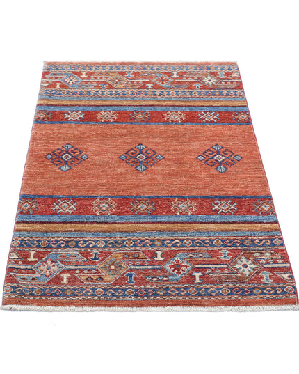 Khurjeen 2' 7" X 3' 11" Hand Knotted Wool Rug 2' 7" X 3' 11" (79 X 119) / Multi / Wool