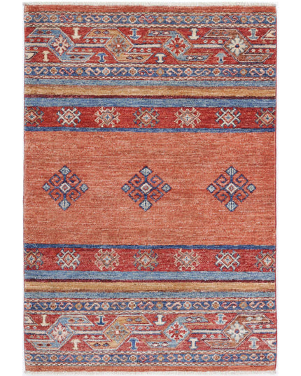 Khurjeen 2' 7" X 3' 11" Hand Knotted Wool Rug 2' 7" X 3' 11" (79 X 119) / Multi / Wool