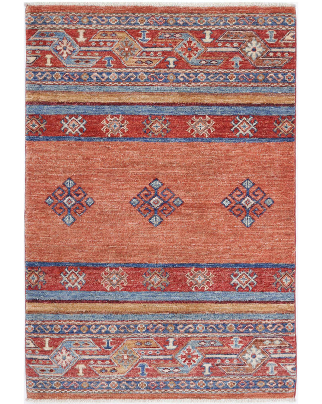 Khurjeen 2' 7" X 3' 11" Hand Knotted Wool Rug 2' 7" X 3' 11" (79 X 119) / Multi / Wool