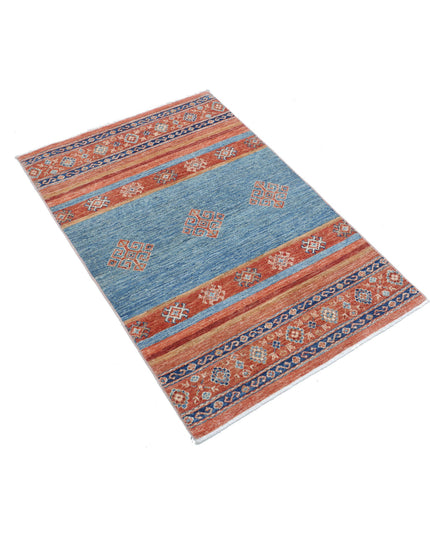 Khurjeen 2' 7" X 3' 11" Hand Knotted Wool Rug 2' 7" X 3' 11" (79 X 119) / Multi / Wool