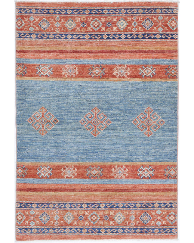 Khurjeen 2' 7" X 3' 11" Hand Knotted Wool Rug 2' 7" X 3' 11" (79 X 119) / Multi / Wool