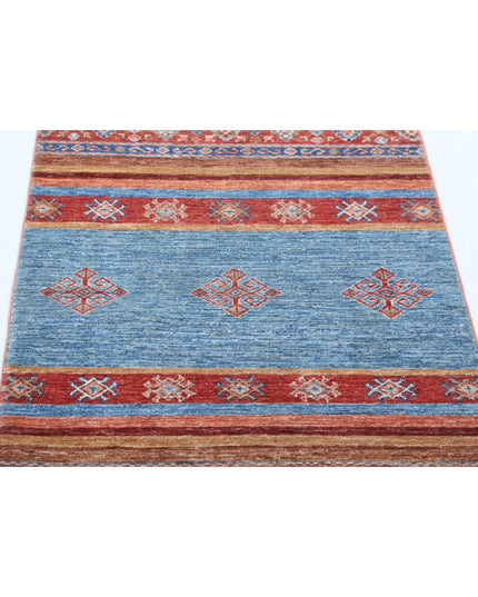 Khurjeen 2' 7" X 3' 9" Hand Knotted Wool Rug 2' 7" X 3' 9" (79 X 114) / Multi / Wool