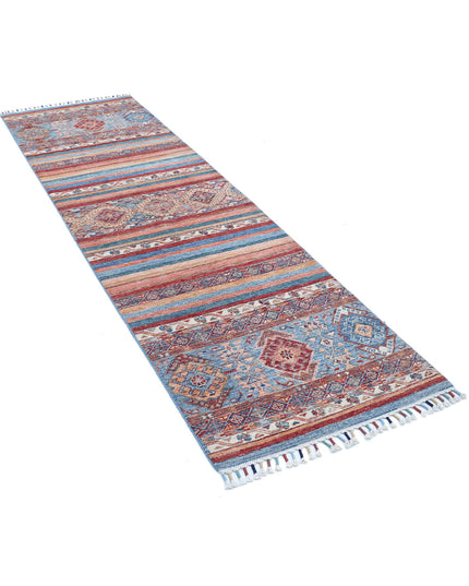 Khurjeen 2' 6" X 8' 2" Hand Knotted Wool Rug 2' 6" X 8' 2" (76 X 249) / Multi / Wool