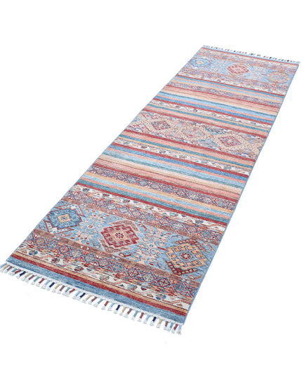 Khurjeen 2' 6" X 8' 2" Hand Knotted Wool Rug 2' 6" X 8' 2" (76 X 249) / Multi / Wool