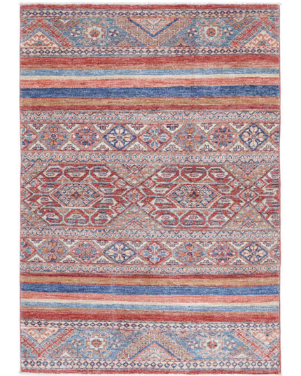 Khurjeen 2' 11" X 4' 4" Hand Knotted Wool Rug 2' 11" X 4' 4" (89 X 132) / Multi / Wool