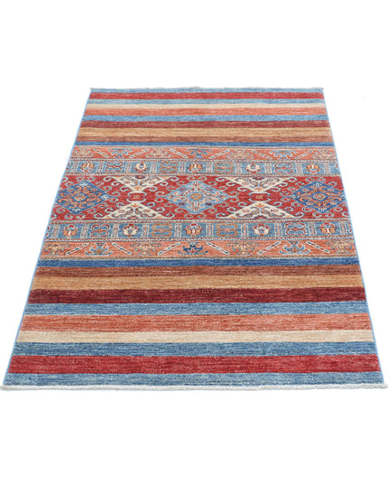 Khurjeen 2' 11" X 5' 0" Hand Knotted Wool Rug 2' 11" X 5' 0" (89 X 152) / Multi / Wool