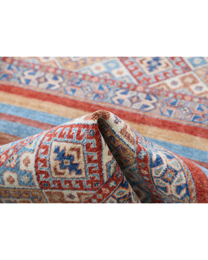 Khurjeen 3' 4" X 4' 9" Hand Knotted Wool Rug 3' 4" X 4' 9" (101 X 145) / Multi / Wool