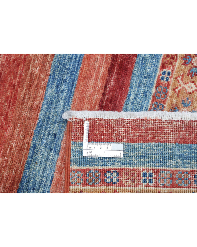 Khurjeen 3' 4" X 5' 1" Hand Knotted Wool Rug 3' 4" X 5' 1" (101 X 155) / Multi / Wool